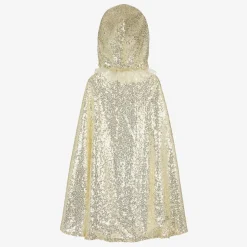 Souza Girls Gold Sequin Cape Costume Best