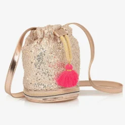 Billieblush Girls Gold Sequin Handbag (20cm) Outlet