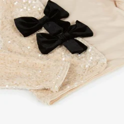 NAME IT Girls Gold Sequinned Cardigan Sale