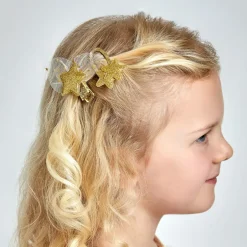 Bowtique London Girls Gold Star Hair Clips (2 Pack) Discount