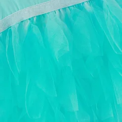 Rachel Riley Girls Green Cotton & Tulle Dress New