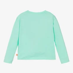 Billieblush Girls Green Cotton Sequin Top Discount