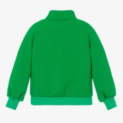 Gucci Girls Green Jacquard Jacket