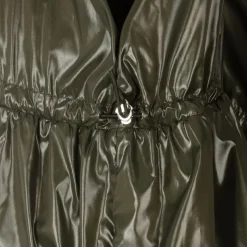 Moncler Enfant Girls Green Parka Coat