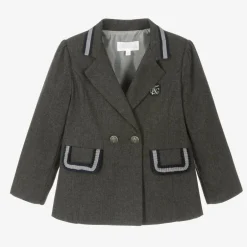 Patachou Girls Grey Cotton Blazer Clearance