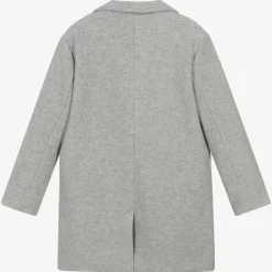 Mayoral Girls Grey Felted Coat Sale