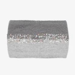 Boboli Girls Grey Knitted Snood