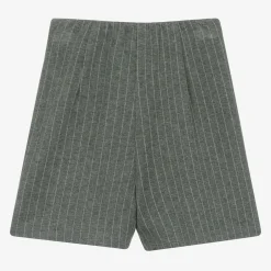 iDO Junior Girls Grey Pinstripe Skort