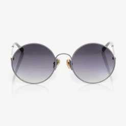 Chloé Girls Grey Round Sunglasses Discount
