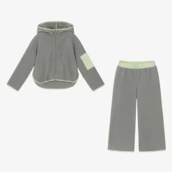 Il Gufo Girls Grey Wide Leg Tracksuit