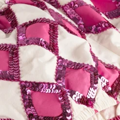 Tutu du Monde Girls Ivory & Pink Sequin Harlequin Shorts Outlet