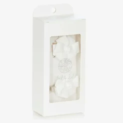 Abel amp; Lula Girls Ivory & Gold Headband & Hair Clip Sale