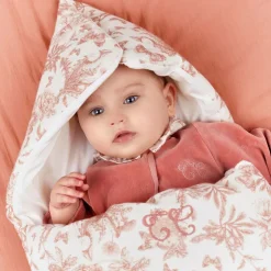 Tartine et Chocolat Girls Ivory & Pink Nest (85cm) New