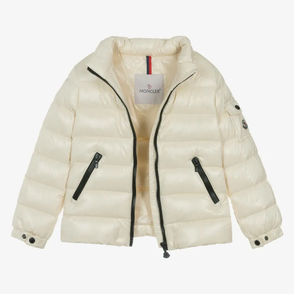 Moncler Enfant Girls Ivory Bady Down Padded Jacket