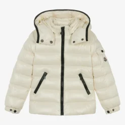 Moncler Enfant Girls Ivory Bady Down Padded Jacket