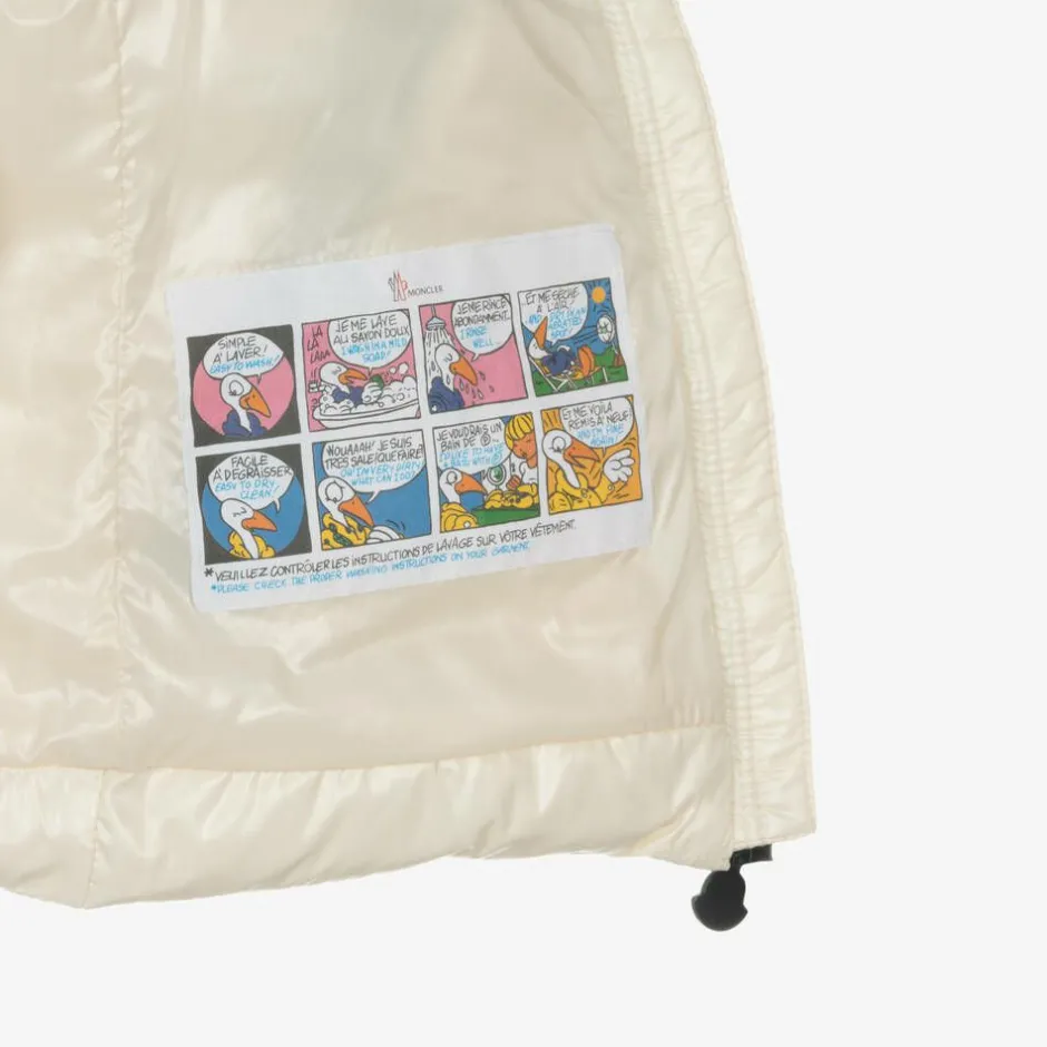 Moncler Enfant Girls Ivory Bady Down Padded Jacket