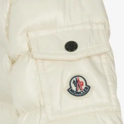 Moncler Enfant Girls Ivory Bady Down Padded Jacket