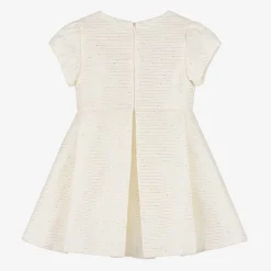 Lapin House Girls Ivory Bow & Sequin Dress Hot