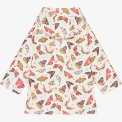 Powell Craft Girls Ivory Butterfly Raincoat