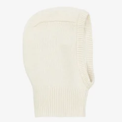 Bonpoint Girls Ivory Cashmere Balaclava Discount