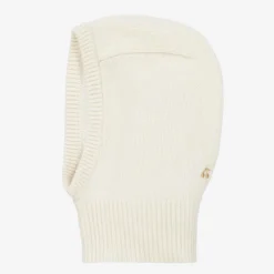 Bonpoint Girls Ivory Cashmere Balaclava Discount