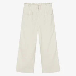 Everything Must Change Girls Ivory Corduroy Trousers