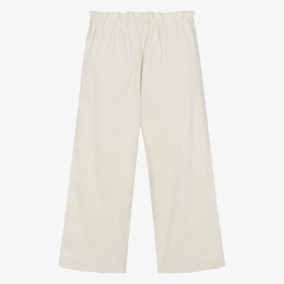 Everything Must Change Girls Ivory Corduroy Trousers