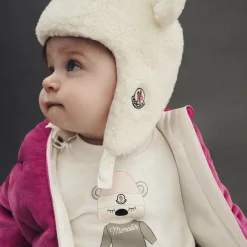 Moncler Enfant Girls Ivory Cotton Bear Top Best