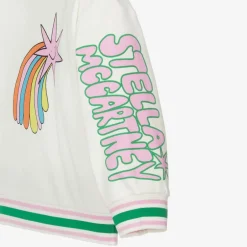 Stella McCartney Kids Girls Ivory Cotton Cosmic Sweatshirt Best