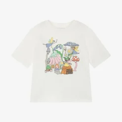Stella McCartney Kids Girls Ivory Cotton Fairyland T-Shirt Online