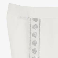 Moncler Enfant Girls Ivory Cotton Joggers