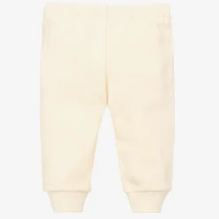 Gucci Girls Ivory Cotton Joggers New