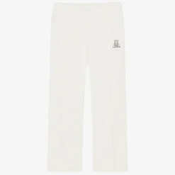 AIGNER Girls Ivory Cotton Joggers Outlet
