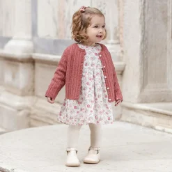 Tartine et Chocolat Girls Ivory Cotton Tights Online