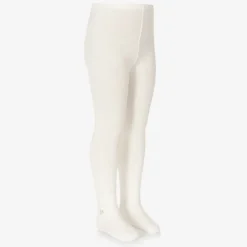 Tartine et Chocolat Girls Ivory Cotton Tights Online