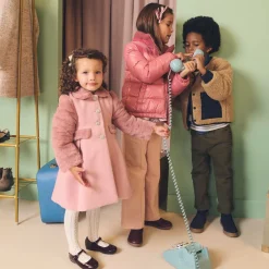 Tartine et Chocolat Girls Ivory Cotton Tights New