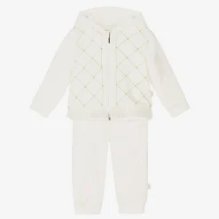 Sofija Girls Ivory Cotton Tracksuit New