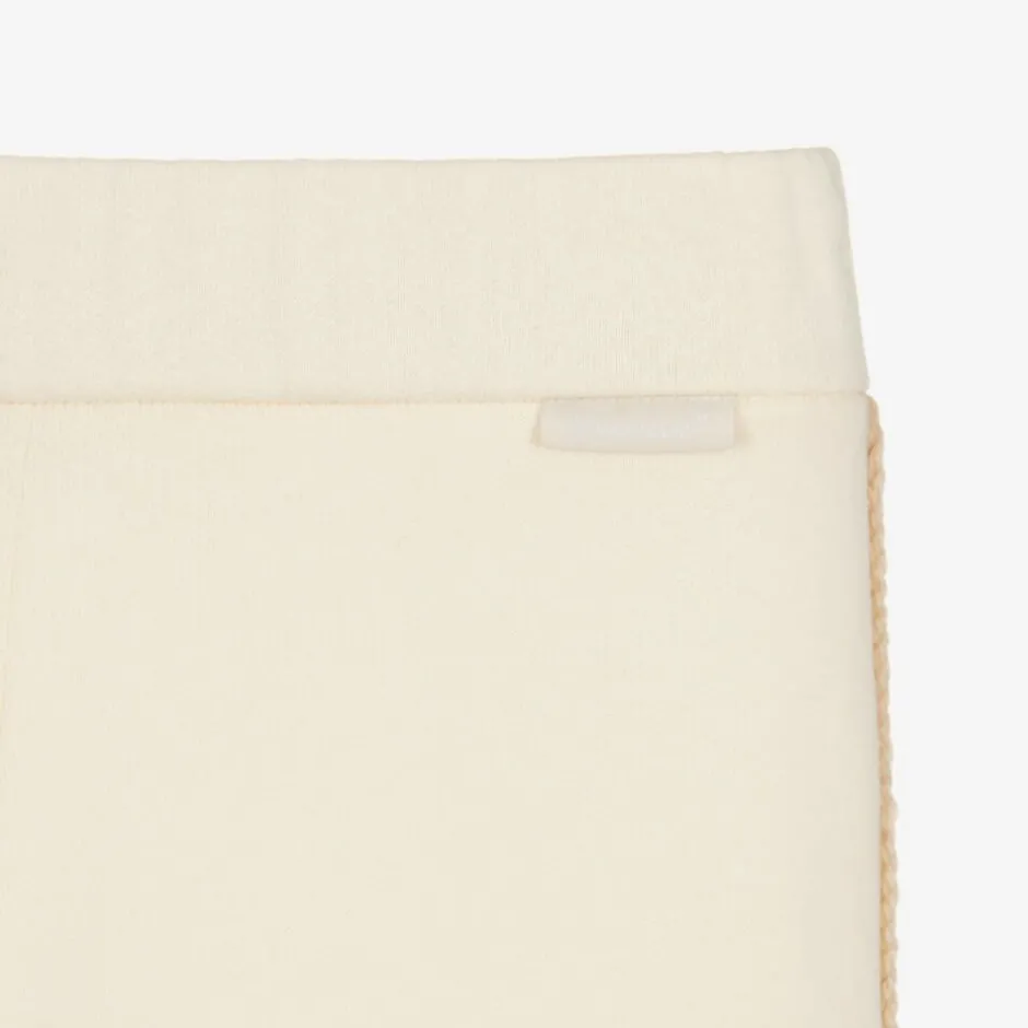 Moncler Enfant Girls Ivory Cotton Tracksuit Hot