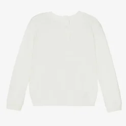 iDO Baby Girls Ivory Dog Knit Jumper Hot