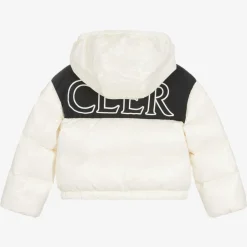 Moncler Enfant Girls Ivory Down Padded Jacket Sale