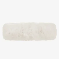Helen Moore Girls Ivory Faux Fur Headband Outlet