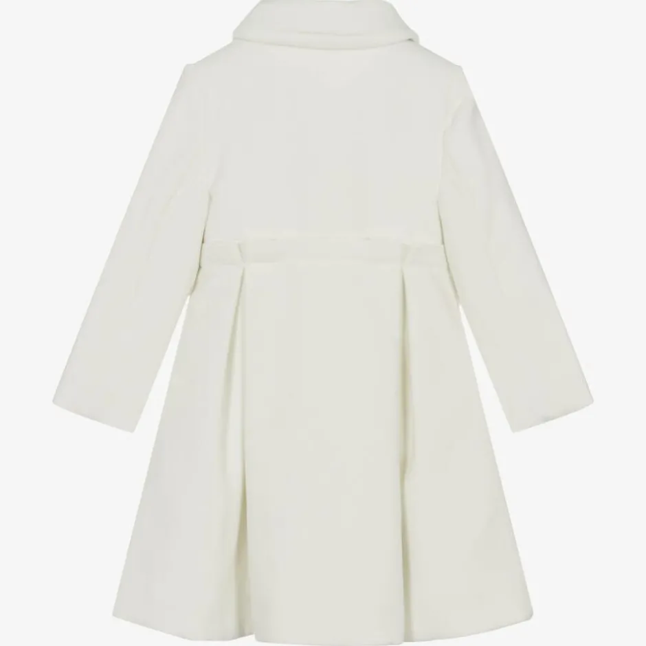 Patachou Girls Ivory Felted Coat Sale