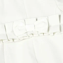 Patachou Girls Ivory Felted Ruffle Coat Hot