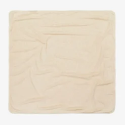 Laranjinha Girls Ivory Floral Cotton Blanket (83cm) Clearance