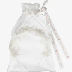 Sienna Likes To Party Girls Ivory Floral Hairband Outlet