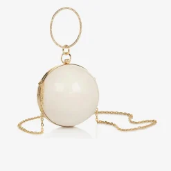 Junona Girls Ivory Globe Bag (15cm) Hot