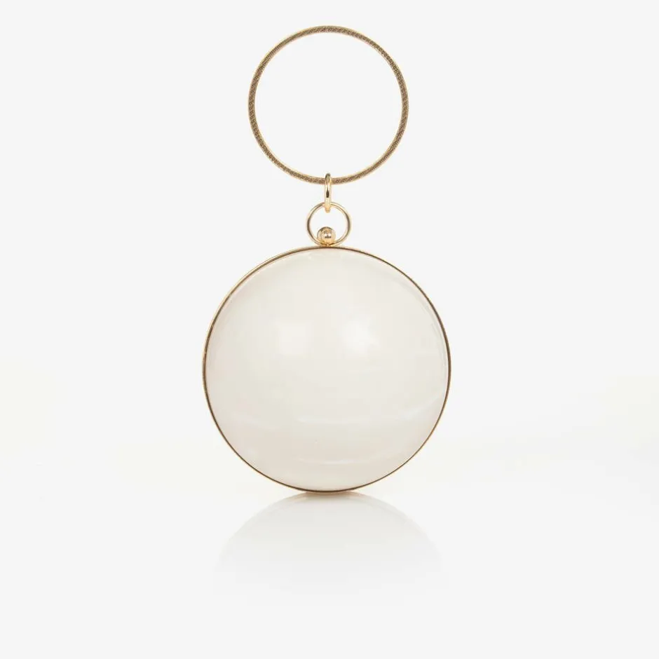 Junona Girls Ivory Globe Bag (15cm) Hot