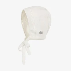 Artesanía Granlei Girls Ivory Knitted Babysuit & Hat Set New