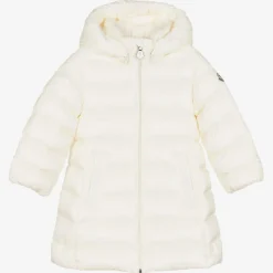 Moncler Enfant Girls Ivory Majeure Down Puffer Coat Outlet