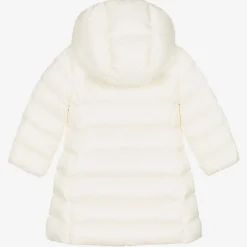 Moncler Enfant Girls Ivory Majeure Down Puffer Coat Outlet